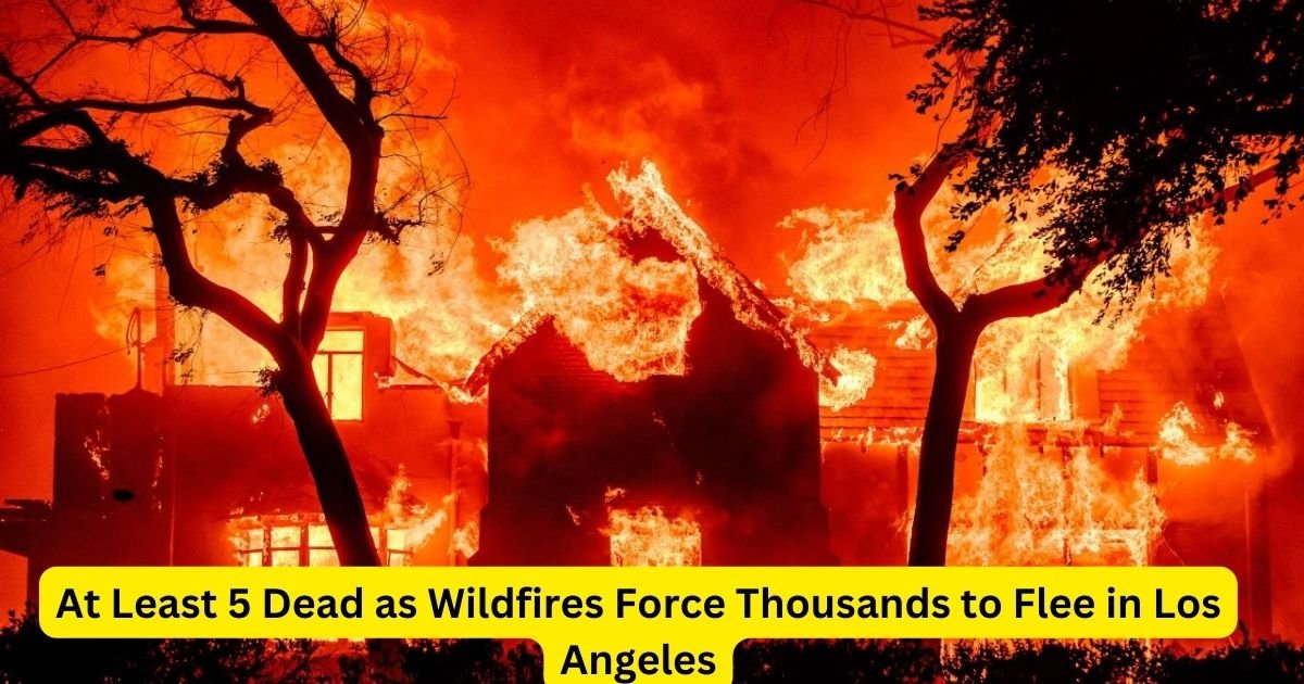 At Least 5 Dead as Wildfires Force Thousands to Flee in Los Angeles