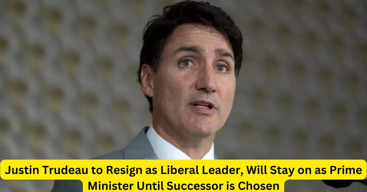 Justin Trudeau to Resign as Liberal Leader, Will Stay on as Prime Minister Until Successor is Chosen