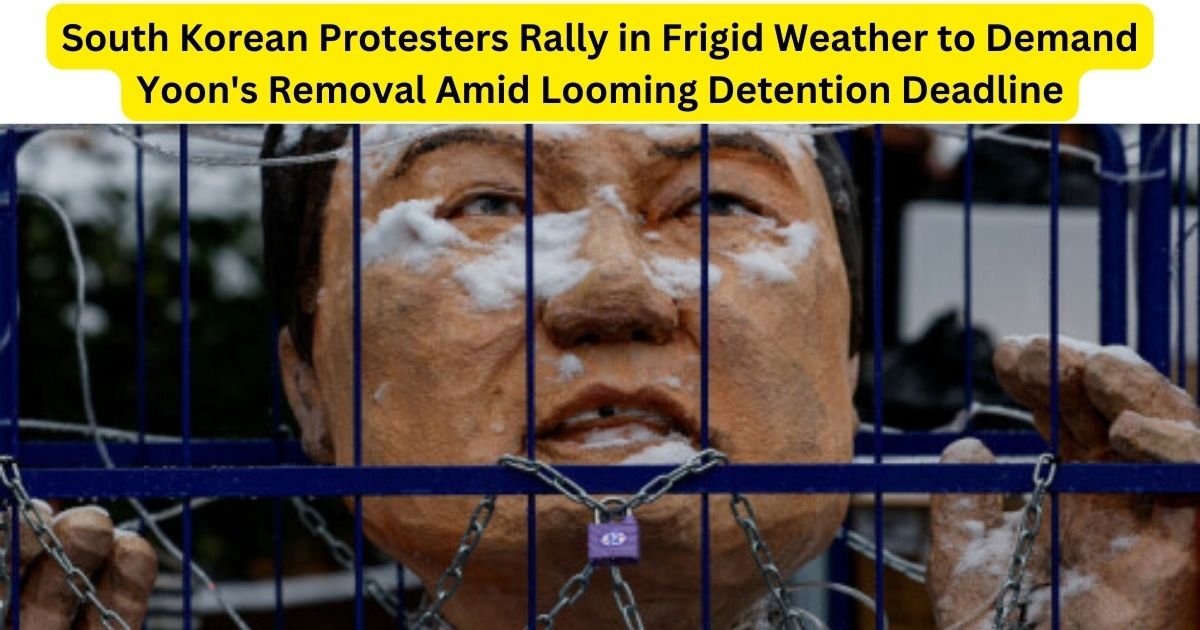 South Korean Protesters Rally in Frigid Weather to Demand Yoon's Removal Amid Looming Detention Deadline