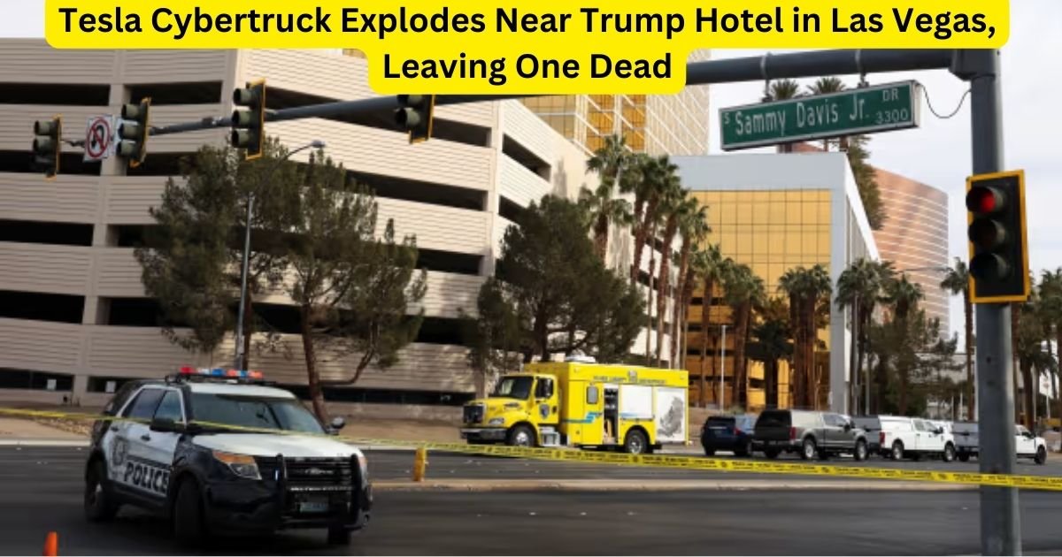 Tesla Cybertruck Explodes Near Trump Hotel in Las Vegas, Leaving One Dead